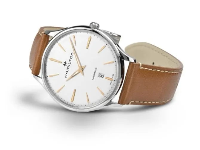 Hamilton Jazzmaster Thinline Automático 40 mm Esfera Blanca