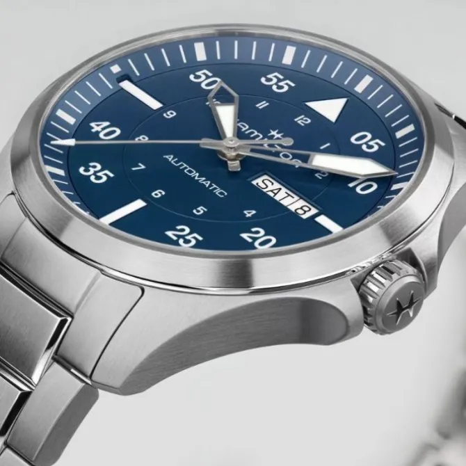 Hamilton Khaki Aviation Pilot Day-Date Automatico 42 mm