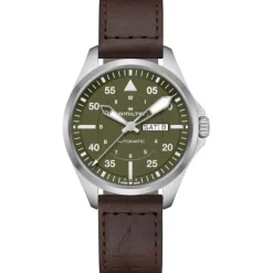 Hamilton Khaki Aviation Pilot Day-Date Automatico Verde 42 mm