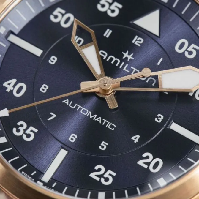 Hamilton Khaki Aviation Pilot Automatico Azul 36 mm