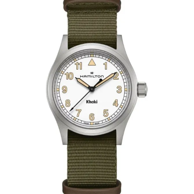 Hamilton Khaki Field Cuarzo 38 mm Blanco