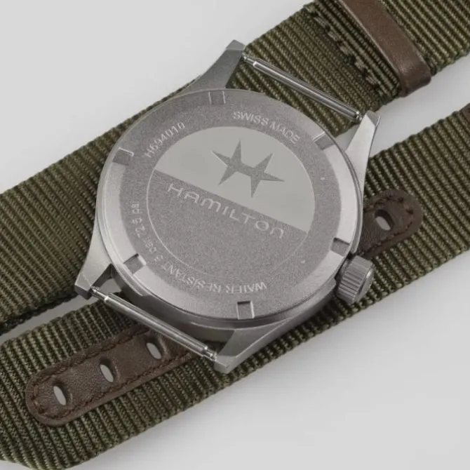 Hamilton Khaki Field Cuarzo 38 mm Blanco