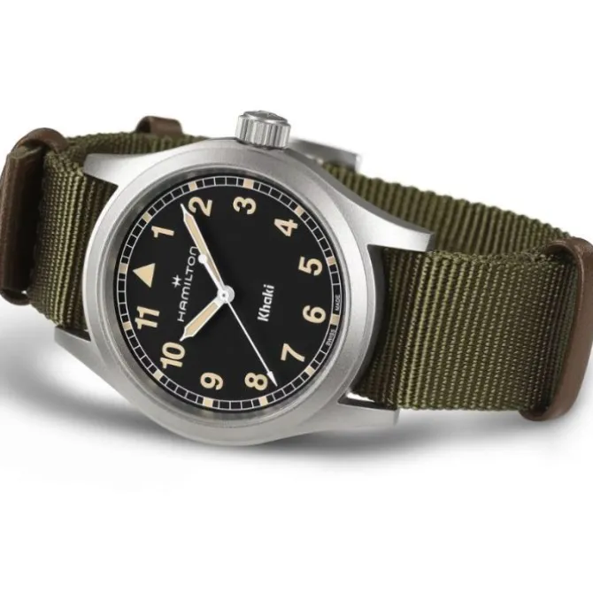 Hamilton Khaki Field Cuarzo 38 mm Negro