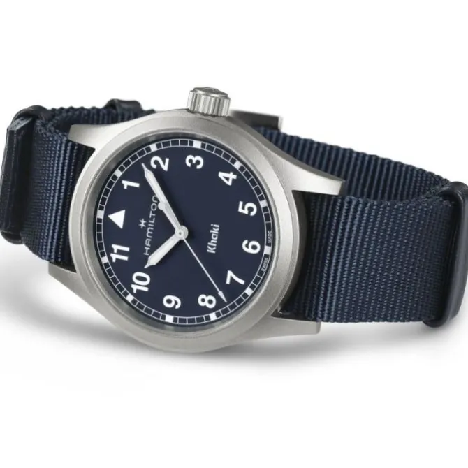 Hamilton Khaki Field Cuarzo Azul 38 mm