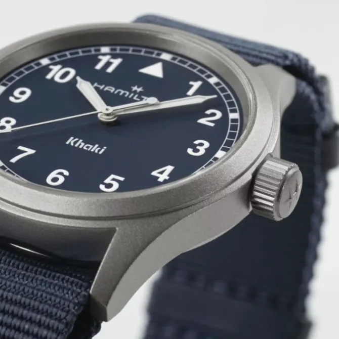 Hamilton Khaki Field Cuarzo Azul 38 mm