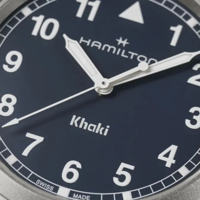 Hamilton Khaki Field Cuarzo Azul 38 mm