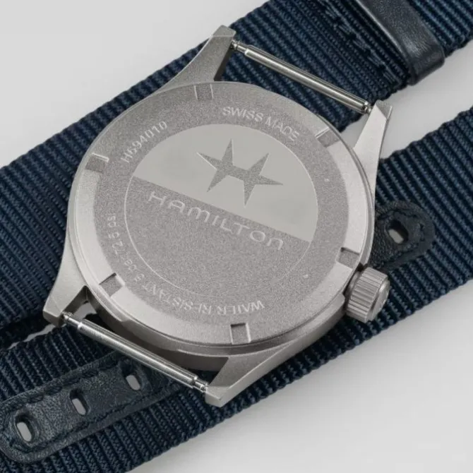 Hamilton Khaki Field Cuarzo Azul 38 mm