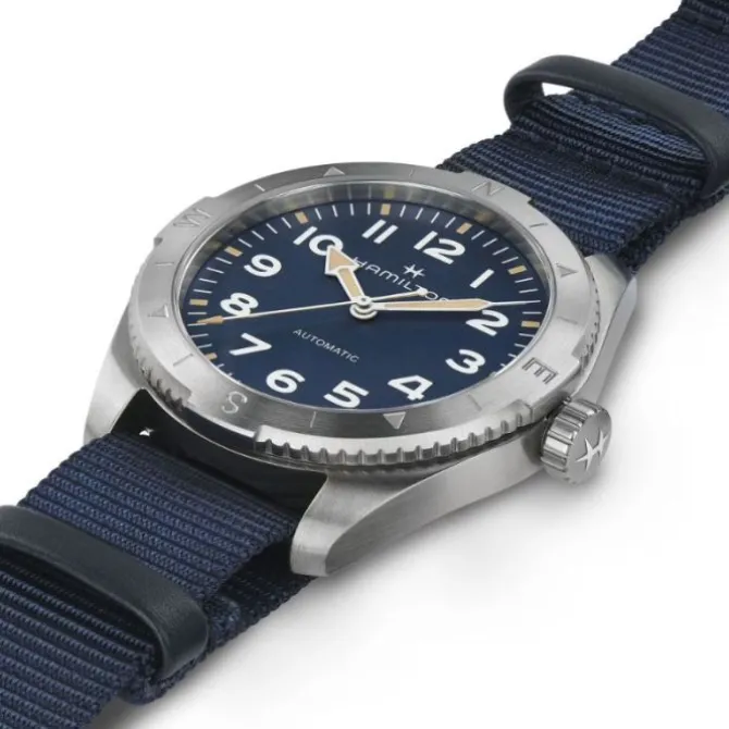 Hamilton Khaki Field Expedition Automatico Azul 41 mm