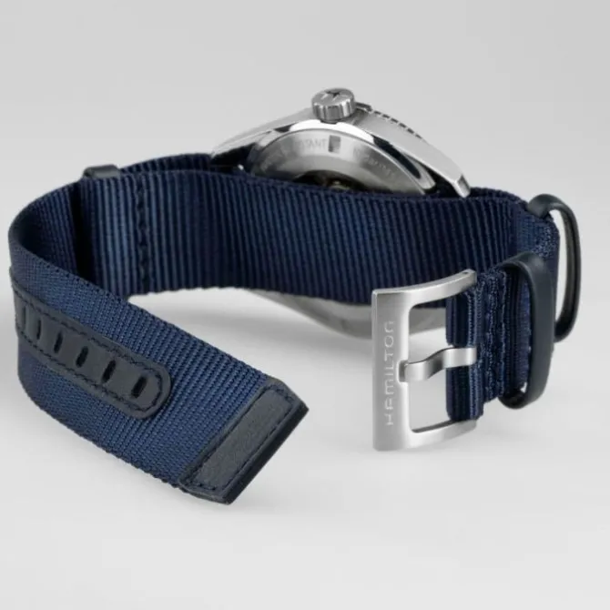 Hamilton Khaki Field Expedition Automatico Azul 41 mm