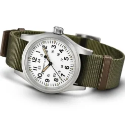 Hamilton Khaki Field Mecanico Esfera Blanca 38mm
