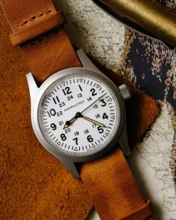 Hamilton Khaki Field Mecanico Cuero 38 mm