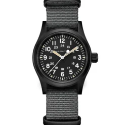 Hamilton Khaki Field Mechanical 38 mm Negro PVD