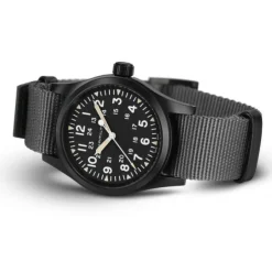 Hamilton Khaki Field Mechanical 38 mm Negro PVD