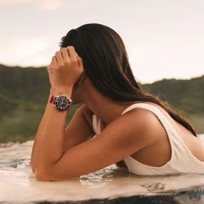 Hamilton Khaki Navy Scuba Rosa Automatico 40 mm