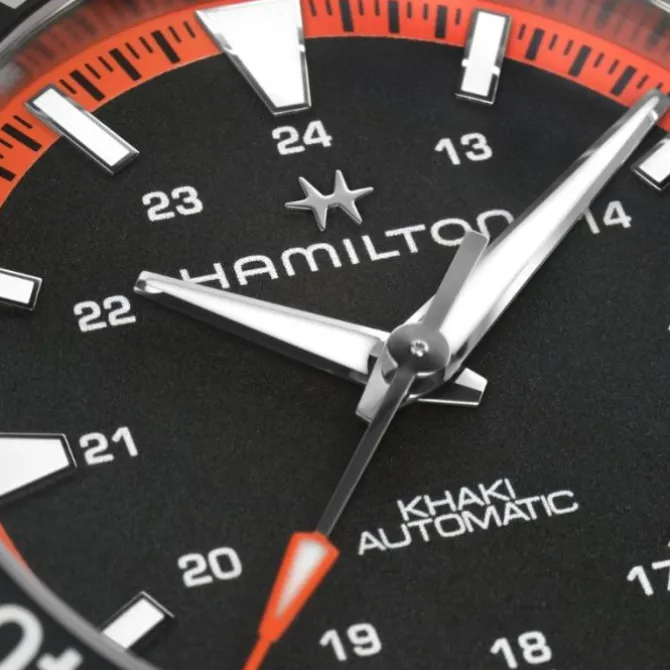 Hamilton Khaki Navy Scuba Naranja Automatico 40 mm