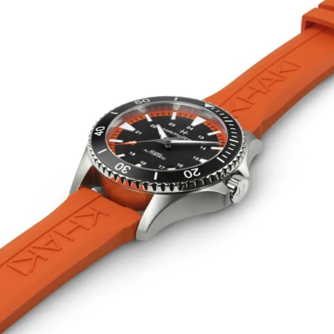 Hamilton Khaki Navy Scuba Naranja Automatico 40 mm