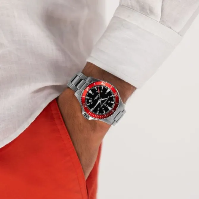 Hamilton Khaki Navy Scuba Rojo Automatico 40 mm