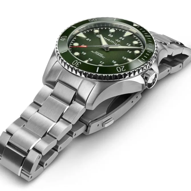 Hamilton Khaki Navy Scuba Automatico Verde 43 mm