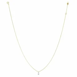 La Brune & La Blonde 360º collar oro amarillo diamantes 0.20 quilates