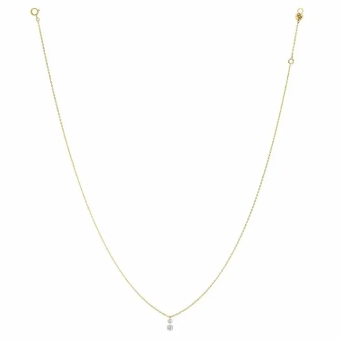 La Brune & La Blonde 360º collar oro amarillo diamantes 0.20 quilates