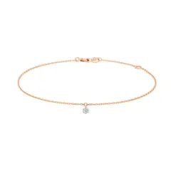 La Brune & La Blonde 360º pulsera oro rosa diamante 0.07 quilates