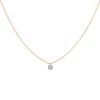La Brune & La Blonde Collar Oro Rosa 360º diamante 0.30 quilates