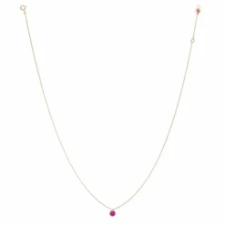 La Brune & La Blonde Confetti oro rosa y rubi 0.30 quilates
