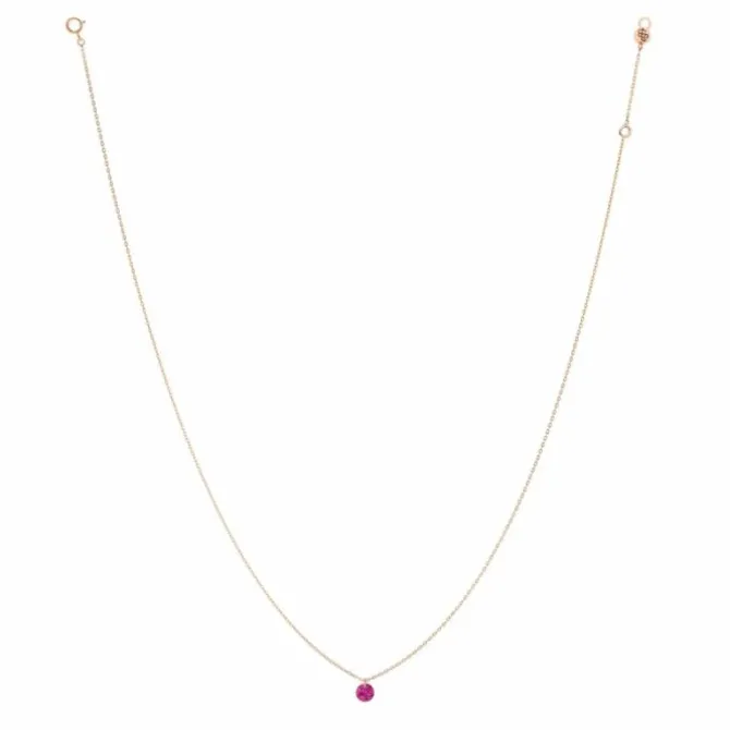 La Brune & La Blonde Confetti oro rosa y rubi 0.30 quilates