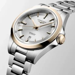 Longines Conquest Automatico Acero y Oro Rosa 30mm