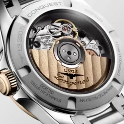 Longines Conquest Automatico Acero y Oro Rosa 30mm