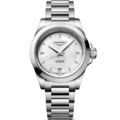 Longines Conquest Automatico Diamantes Madre Perla 34mm
