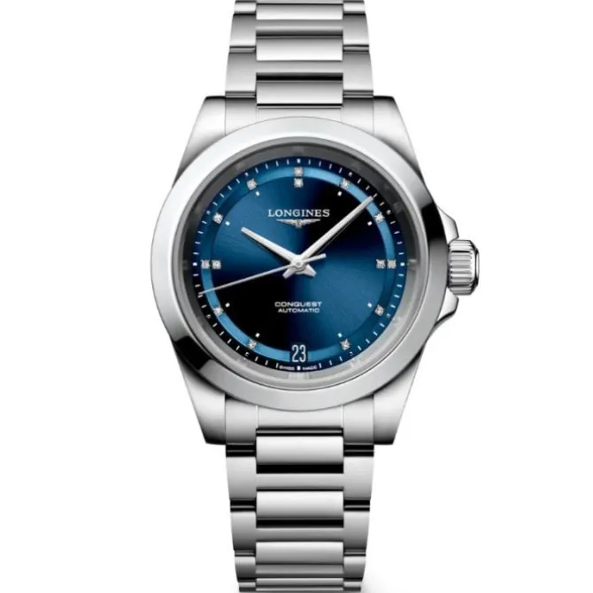 Longines Conquest Automatico Diamantes 34mm L3.430.4.97.6