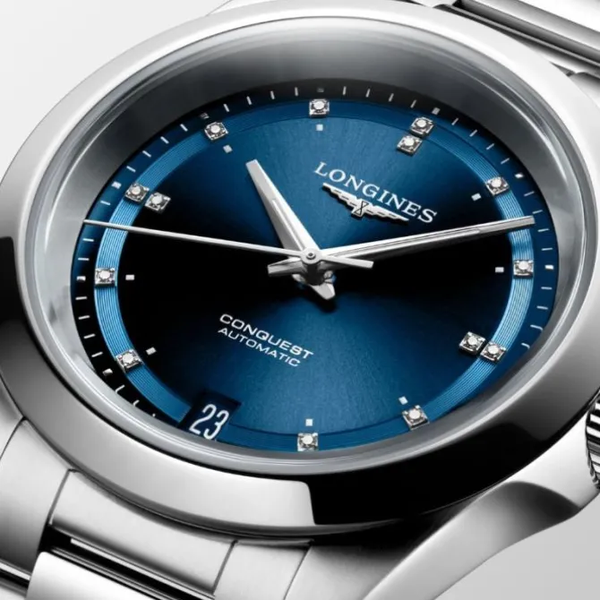 Longines Conquest Automatico Diamantes 34mm L3.430.4.97.6