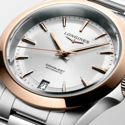 Longines Conquest Automatico Acero y Oro Rosa 34mm