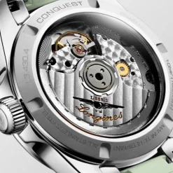 Longines Conquest Automático Verde Caucho 34mm