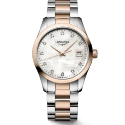 Longines Conquest Classic Cuarzo Diamantes 34 mm