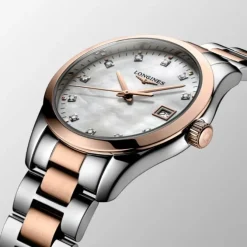 Longines Conquest Classic Cuarzo Diamantes 34 mm