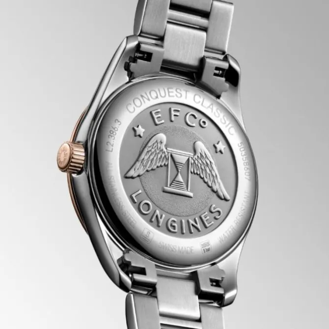 Longines Conquest Classic Cuarzo Diamantes 34 mm