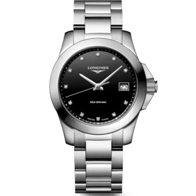 Longines Conquest Cuarzo Diamantes 34mm