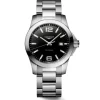 Longines Conquest Cuarzo Esfera Negra 34 mm