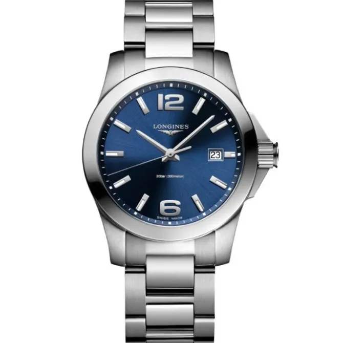Longines Conquest Cuarzo Azul 34mm