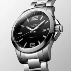 Longines Conquest Cuarzo Esfera Negra 41mm