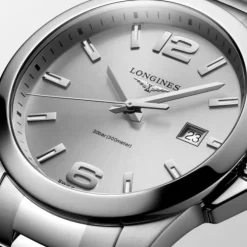 Longines Conquest Cuarzo Esfera Gris 41 mm