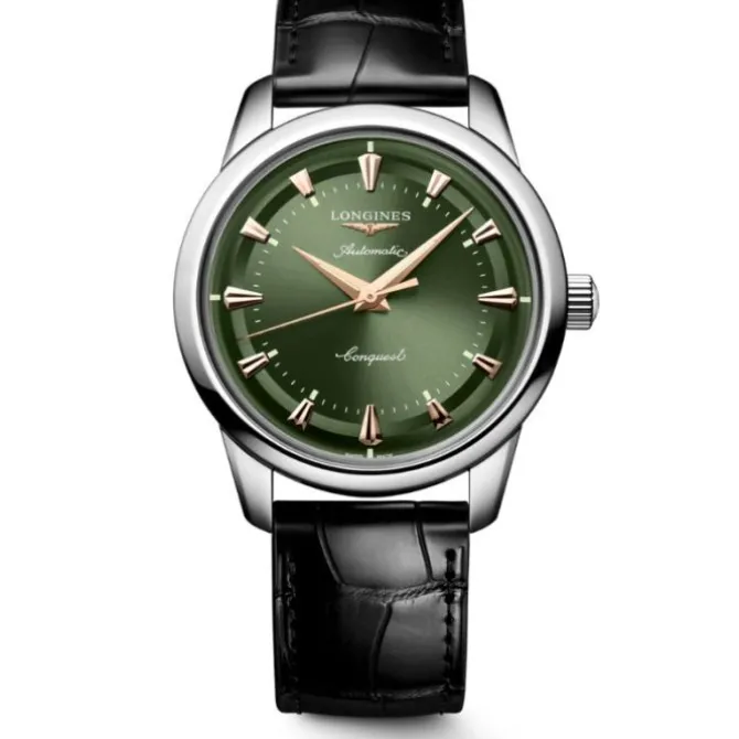 Longines Conquest Heritage 40mm Automatico Verde