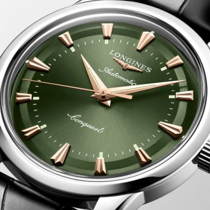 Longines Conquest Heritage 40mm Automatico Verde