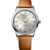 Longines Conquest Heritage 40 mm Automático Esfera Plateada
