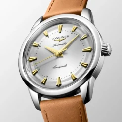Longines Conquest Heritage 40 mm Automático Esfera Plateada