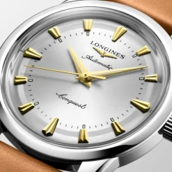 Longines Conquest Heritage 40 mm Automático Esfera Plateada