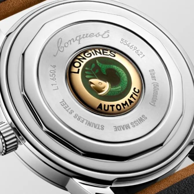 Longines Conquest Heritage 40 mm Automático Esfera Plateada