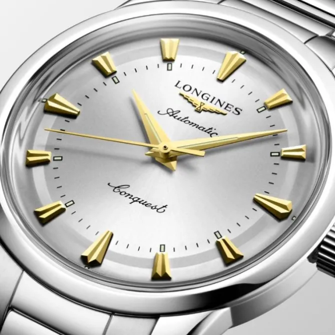 Longines Conquest Heritage 40 mm Automatico Gris